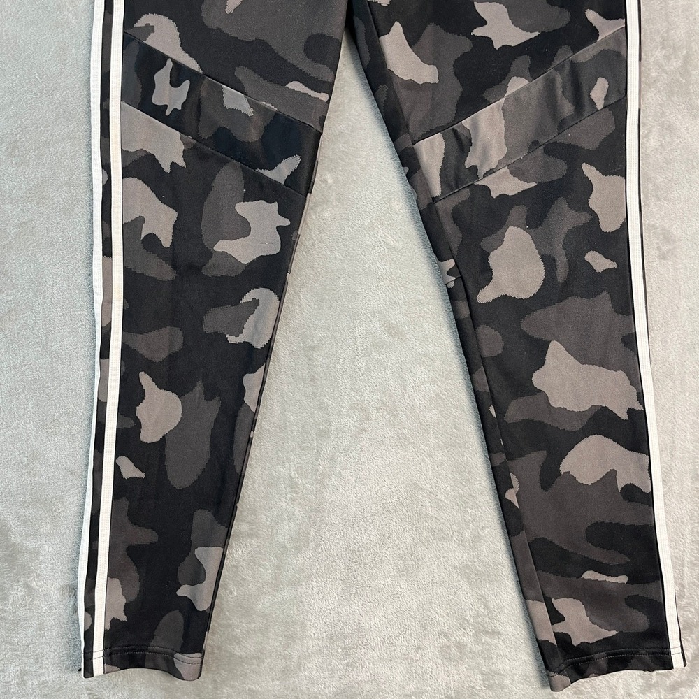 Adidas Mens Tiro 19 Camo Training Pants Grey Black Joggers Mens Medium Zip Ankle - Picture 3 of 16